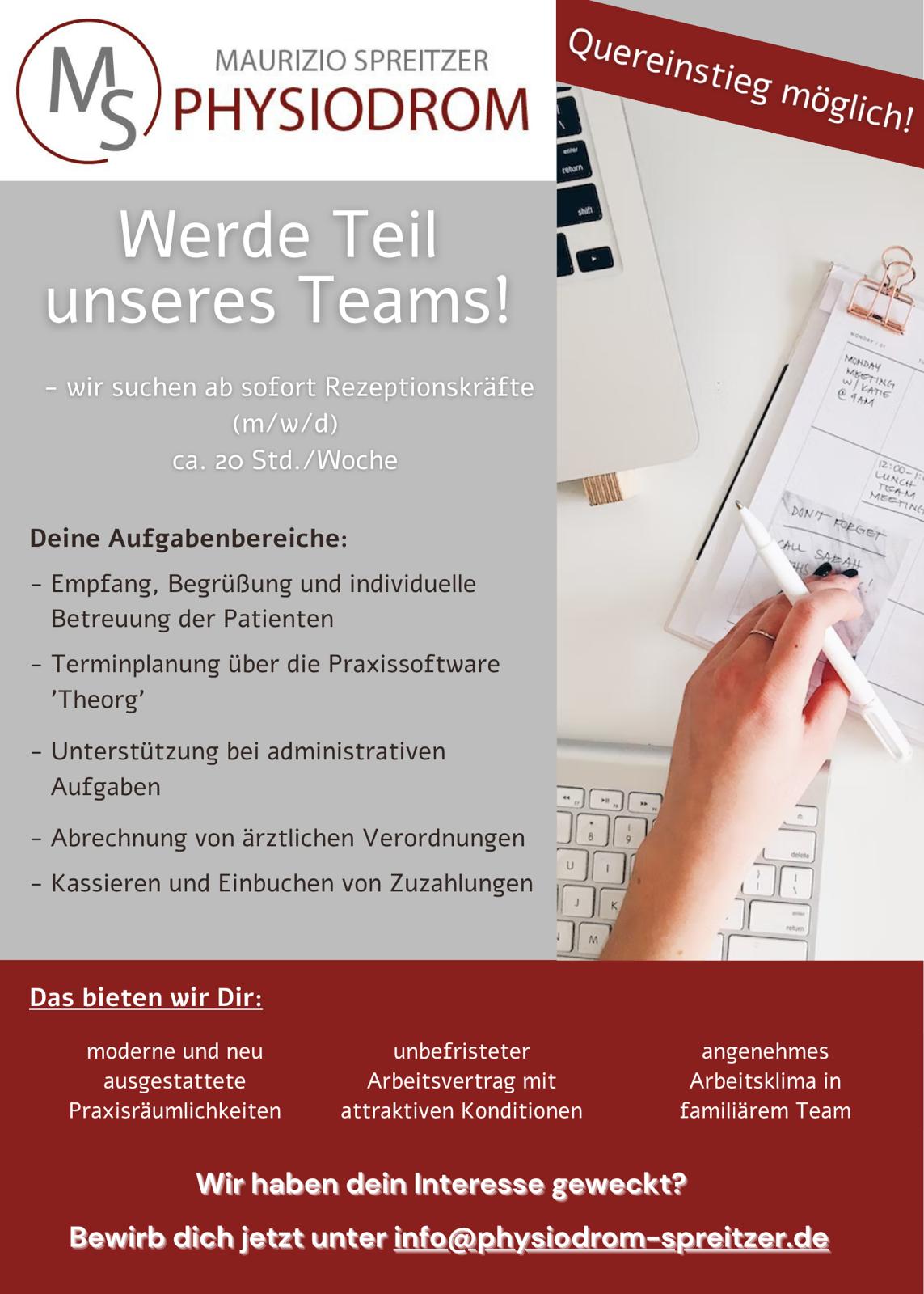 Werde Teil unseres Teams!